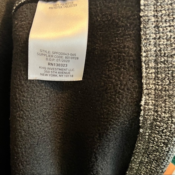 Spyder Men's Ray Full Zip Jacket Charcoal Heather Small - Picture 13 of 13